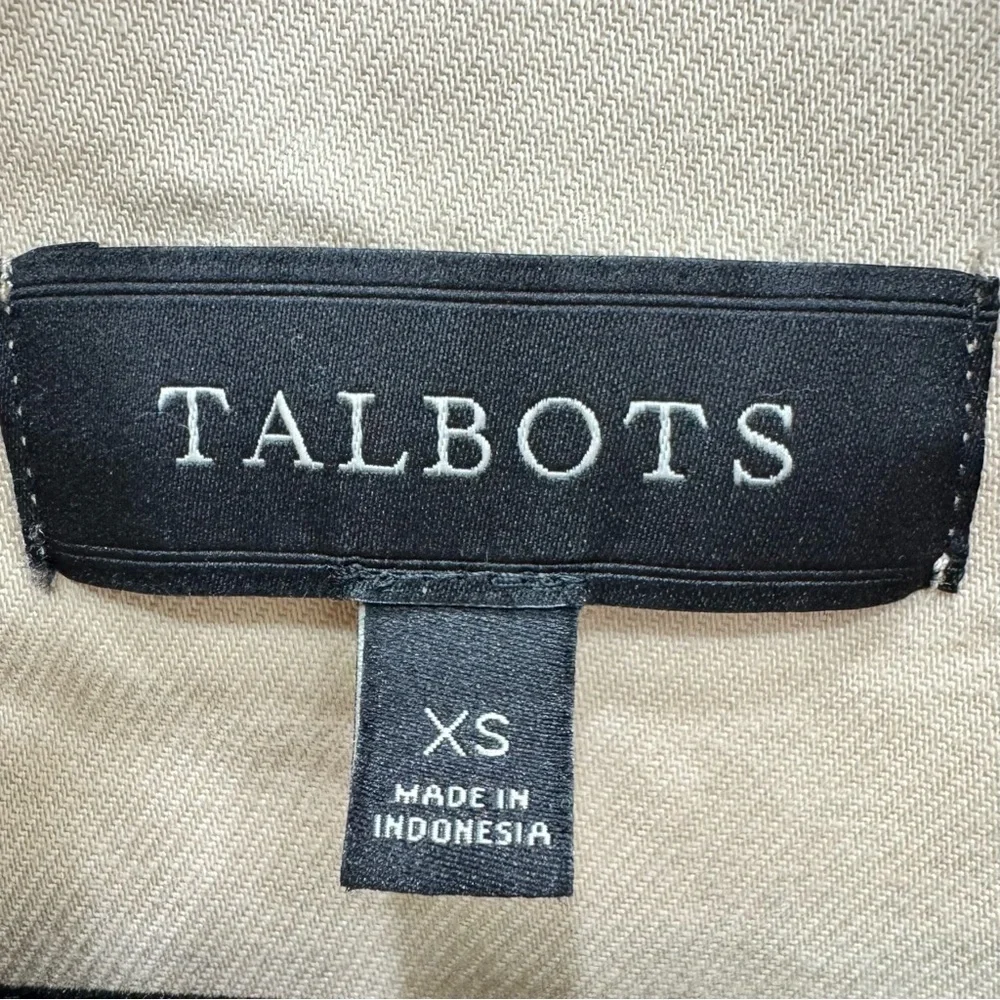 Talbots beige twill